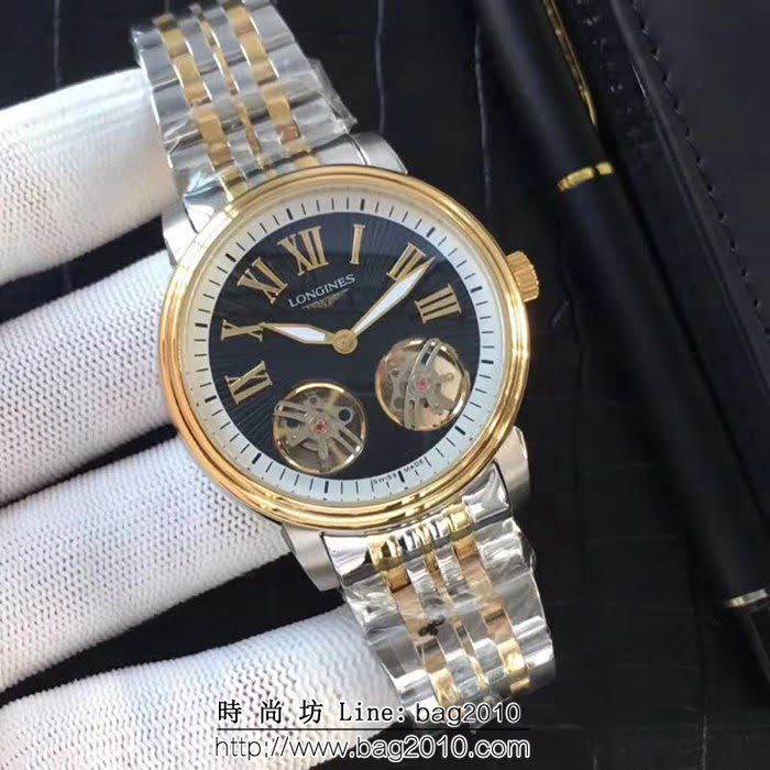 LONGINES浪琴 卓越飛輪 全自動機械 男士腕表 WSS1848